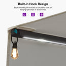 Clearance - PURPLE LEAF OPEN BOX Market Umbrella with Lights Double-Sided Market Umbrella Patio Umbrellas with Base