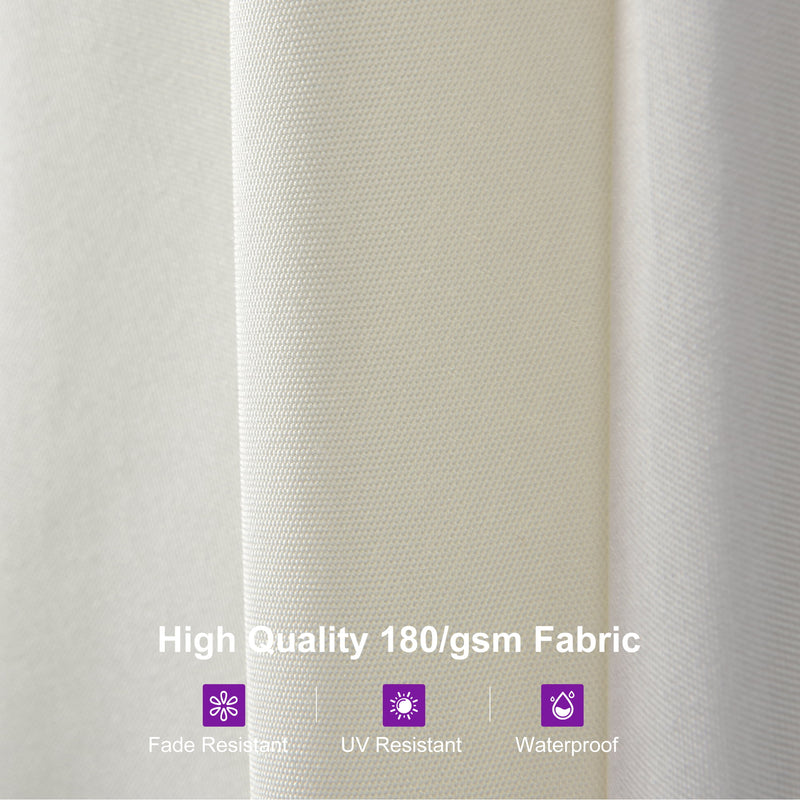 PURPLE LEAF Double-Sided Market Umbrella with Light Large Patio Umbrellas with Base