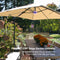 PURPLE LEAF Economical Patio Umbrella Swivel Rectangle Outdoor Umbrellas 6' X 10'/ 9' X 12'/ 10' X 10'/ 9' X 9'