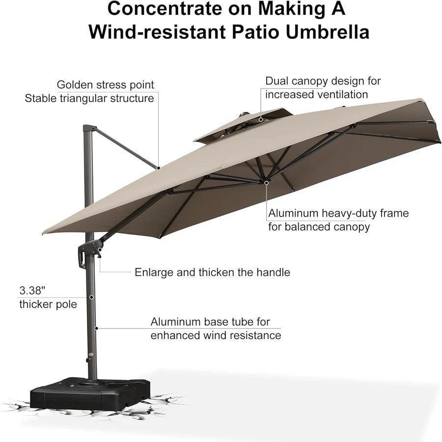 Best fade resistant patio umbrella hot sale