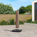 PURPLE LEAF Cantilever Umbrella Cover with Zipper Out Door Umbrella Patio Umbrella Cover
