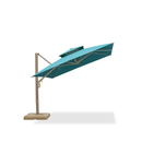 PURPLE LEAF Provence Series Outdoor Cantilever Patio Umbrella with Champagne Gold Frame for Terrace, Deck & Lounge