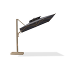 PURPLE LEAF Provence Series Outdoor Cantilever Patio Umbrella with Champagne Gold Frame for Terrace, Deck & Lounge