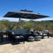 Clearance - PURPLE LEAF OPEN BOX Rectangle Outdoor Patio Umbrellas with Lights