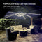 PURPLE LEAF Rectangle Outdoor Patio Umbrellas with Lights