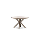 PURPLE LEAF Round & Rectangle Outdoor Dining Table HPL Aluminum Tabletop Modern Dining Table for Deck Kitchen