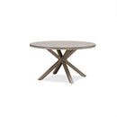 PURPLE LEAF Round & Rectangle Outdoor Dining Table HPL Aluminum Tabletop Modern Dining Table for Deck Kitchen
