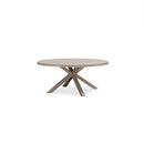 PURPLE LEAF Round & Rectangle Outdoor Dining Table HPL Aluminum Tabletop Modern Dining Table for Deck Kitchen