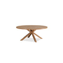 PURPLE LEAF Round & Rectangle Outdoor Dining Table HPL Aluminum Tabletop Modern Dining Table for Deck Kitchen
