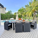 PURPLE LEAF 2- Pieces Patio Dining Chair All-Weather Modern Outdoor Aluminum Dining Chair with Olefin Cushions Pillows for Garden Backyard