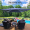 Clearance - PURPLE LEAF OPEN BOX Affordable Cantilever Umbrella for Patio