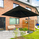 PURPLE LEAF Double Top 10 / 11 / 12 / 9 x 12 ft Square and Rectangle Outdoor Cantilever Umbrella