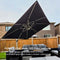 PURPLE LEAF Double Top 9 / 10 / 11 / 12 ft Square Outdoor Umbrellas with Lights