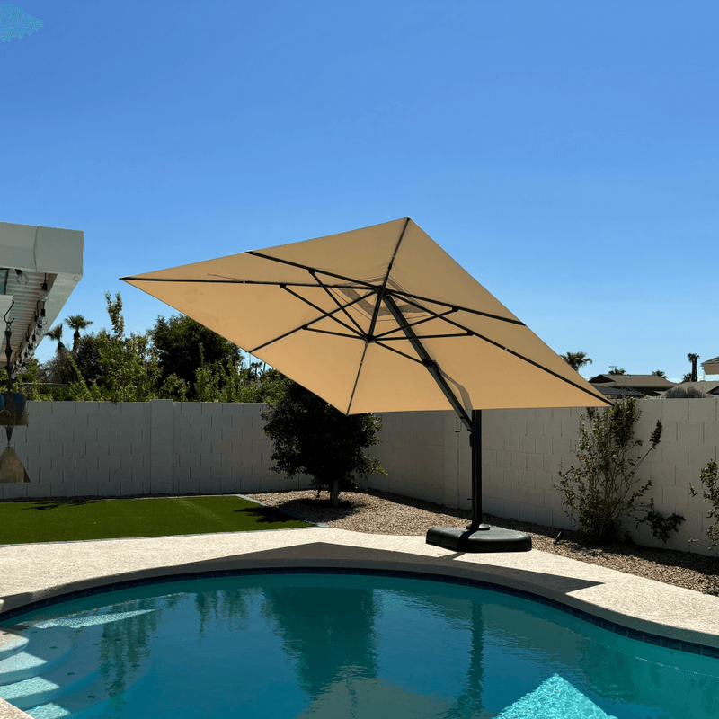 Clearance - PURPLE LEAF OPEN BOX Patio Cantilever Sydney Style Umbrella