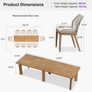 PURPLE LEAF 7/9/11 Pieces Patio Dining Set with Sunbrella Cushions All-Weather Wicker Patio Table and Chairs for Deck, Garden