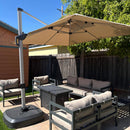 PURPLE LEAF Premium Patio Umbrella Classic SUNBRELLA Cantilever Umbrellas