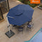 PURPLE LEAF Double Top 11 ft Round Outdoor Patio Umbrella with High Qulity Sunbrella Fabric - Purple Leaf Garden