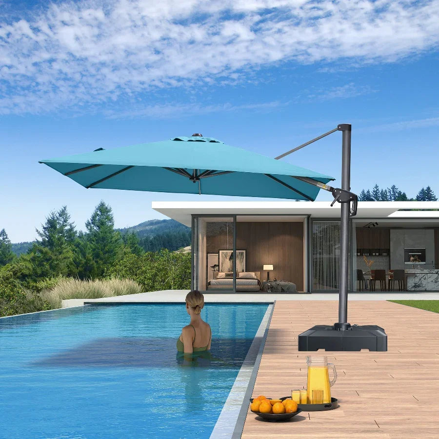 8x8 ft Cantilever Pool Umbrella
