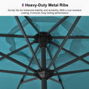 PURPLE LEAF Aluminum Market Patio Umbrella Commercial Outdoor Garden Umbrella