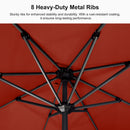 PURPLE LEAF Aluminum Market Patio Umbrella Commercial Outdoor Garden Umbrella