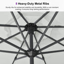 PURPLE LEAF Aluminum Market Patio Umbrella Commercial Outdoor Garden Umbrella