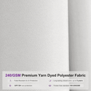 PURPLE LEAF Semi-Auto 1.9''/2.4''/3.1'' Pole Commercial Patio Umbrella Market Umbrella for Café, Restaurant & Hotel