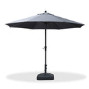 PURPLE LEAF Aluminum Market Patio Umbrella Commercial Outdoor Garden Umbrella