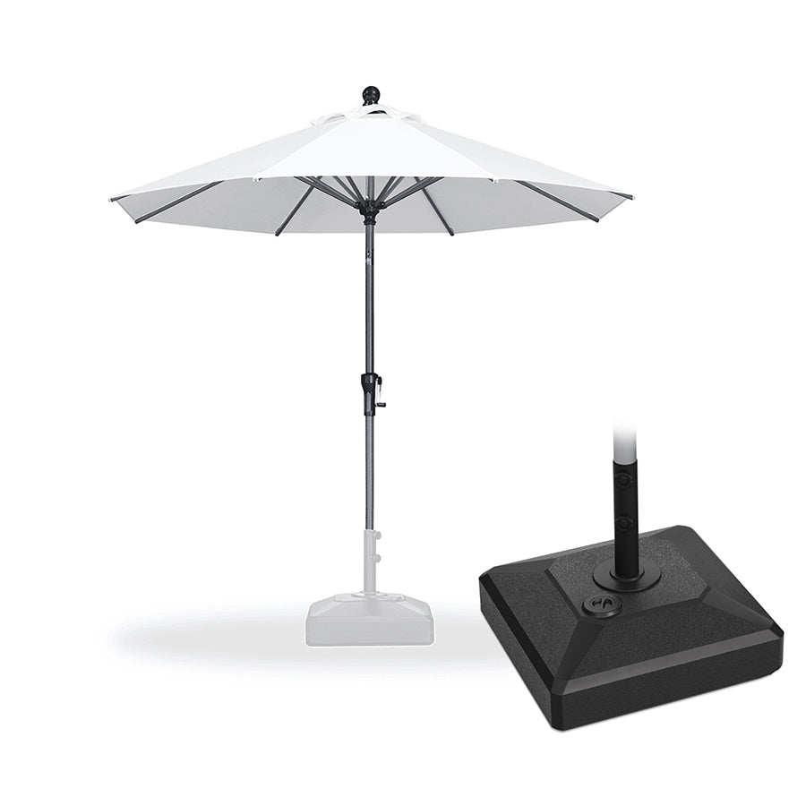 heavy duty aluminum round patio tilt umbrella Cantilever term outdoor use Aqua Crank And Tilt Round
