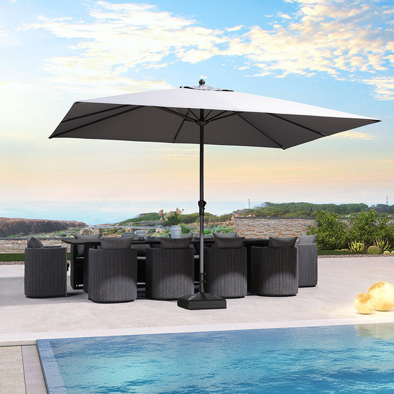 PURPLE LEAF Aluminum Market Patio Umbrella Commercial Outdoor Garden Umbrella