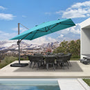 Clearance - PURPLE LEAF OPEN BOX Cantilever Telescopic Umbrella for Pool