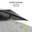 Clearance - PURPLE LEAF OPEN BOX UV50+ Fade Resistant Patio Cantilever Umbrella with Recycled Fabric