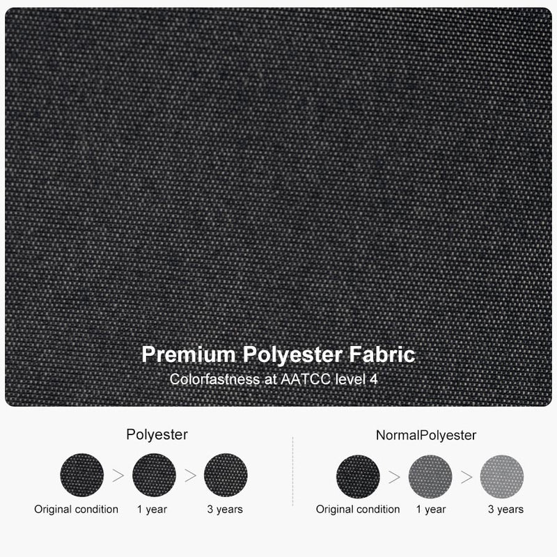 Clearance - PURPLE LEAF OPEN BOX UV50+ Fade Resistant Patio Cantilever Umbrella with Recycled Fabric