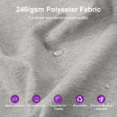 PURPLE LEAF UV50+ Fade Resistant Cantilever Umbrella, Patio Umbrellas with Base