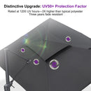 PURPLE LEAF UV50+ Fade Resistant Patio Cantilever Umbrella with Recycled Fabric