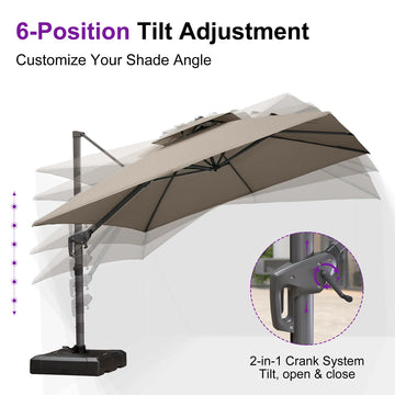 UV50+ Cantilever Umbrella