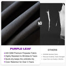 PURPLE LEAF UV50+ Fade Resistant Cantilever Umbrella, Patio Umbrellas with Base