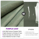 PURPLE LEAF UV50+ Fade Resistant Patio Cantilever Umbrella with Recycled Fabric