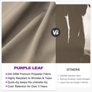 PURPLE LEAF UV50+ Fade Resistant Patio Cantilever Umbrella with Recycled Fabric