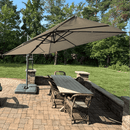 PURPLE LEAF UV Resistant Left-right Tilting Patio Umbrella Swivel Outdoor Umbrella