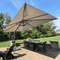 PURPLE LEAF UV Resistant Left-right Tilting Patio Umbrella Swivel Outdoor Umbrella