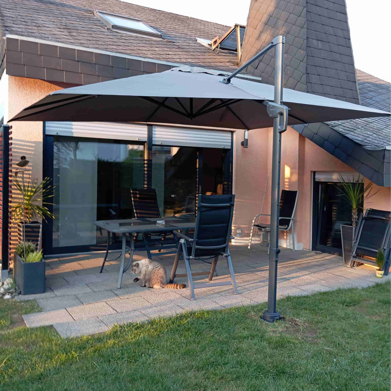 PURPLE LEAF UV Resistant Patio Umbrella Affordable Outdoor Umbrella with Base