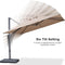 PURPLE LEAF UV Resistant Patio Umbrella Economical Outdoor Umbrella
