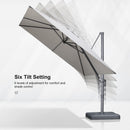 PURPLE LEAF UV Resistant Patio Umbrella Affordable Outdoor Umbrella with Base