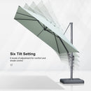 PURPLE LEAF UV Resistant Patio Umbrella Affordable Outdoor Umbrella with Base