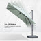 PURPLE LEAF UV Resistant Patio Umbrella Affordable Outdoor Umbrella with Base