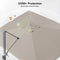 PURPLE LEAF UV Resistant Patio Umbrella Affordable Outdoor Umbrella with Base