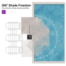 PURPLE LEAF UV Resistant Patio Umbrella Affordable Outdoor Umbrella with Base