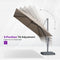 PURPLE LEAF UV Resistant Patio Umbrella Affordable Outdoor Umbrella with Base
