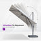 PURPLE LEAF UV Resistant Patio Umbrella Affordable Outdoor Umbrella with Base