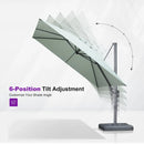 PURPLE LEAF UV Resistant Patio Umbrella Affordable Outdoor Umbrella with Base